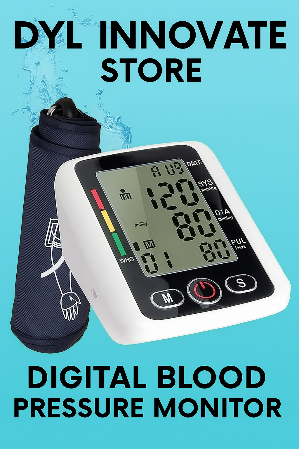 🩺 Tensiómetro Digital de Brazo – Monitorea tu Salud con Confianza