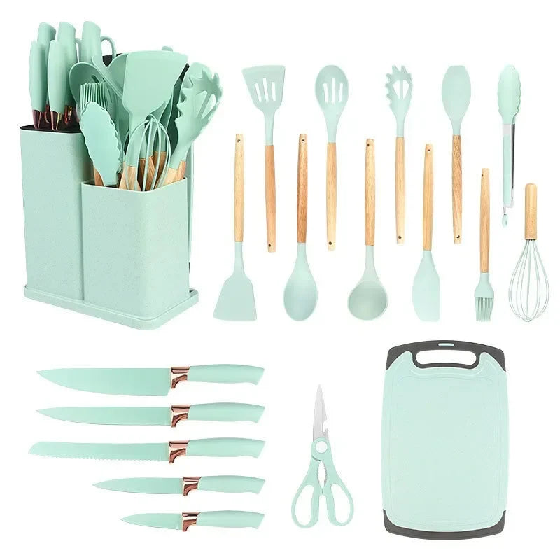 Juego De Utensilios De Cocina, Juego De 19 Utensilios De Cocina