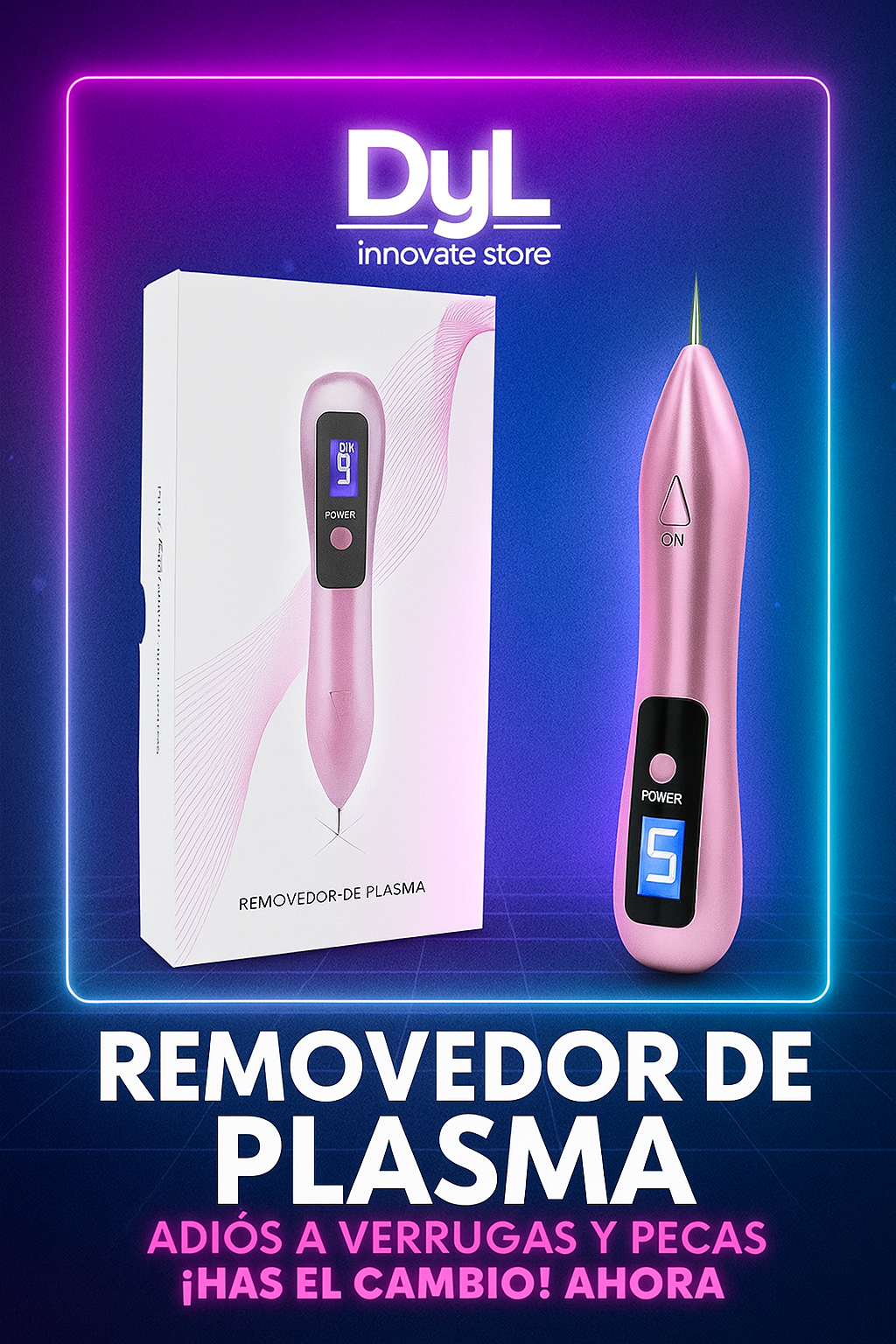 Removedor Cauterizador Quita Verrugas Pecas De Plasma Láser