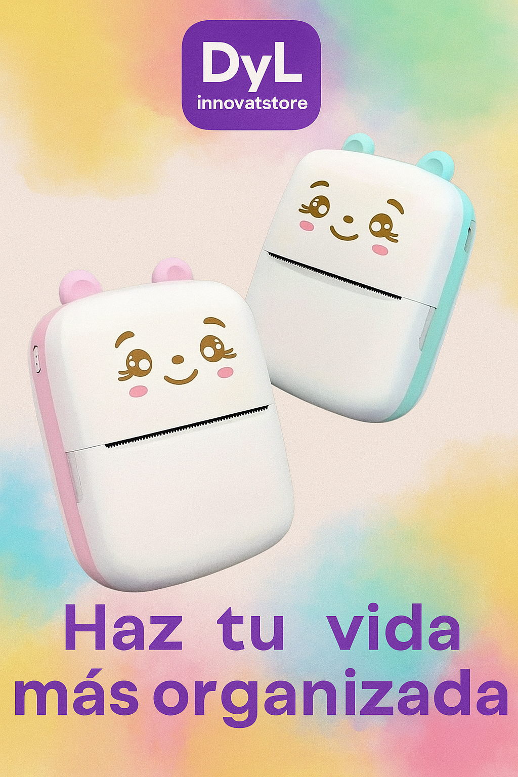 Mini Impresora Térmica Portátil De Bolsillo Notas Bluetooh