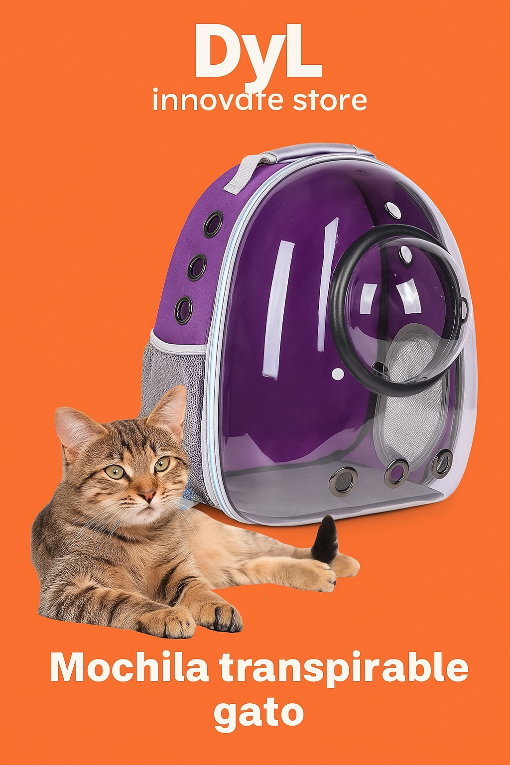 Maleta Cargador Mascotas Transporte Expansible Cama Gato