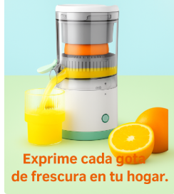 Exprimidor Saca Jugos Naranja Automatico Recargable Portatil