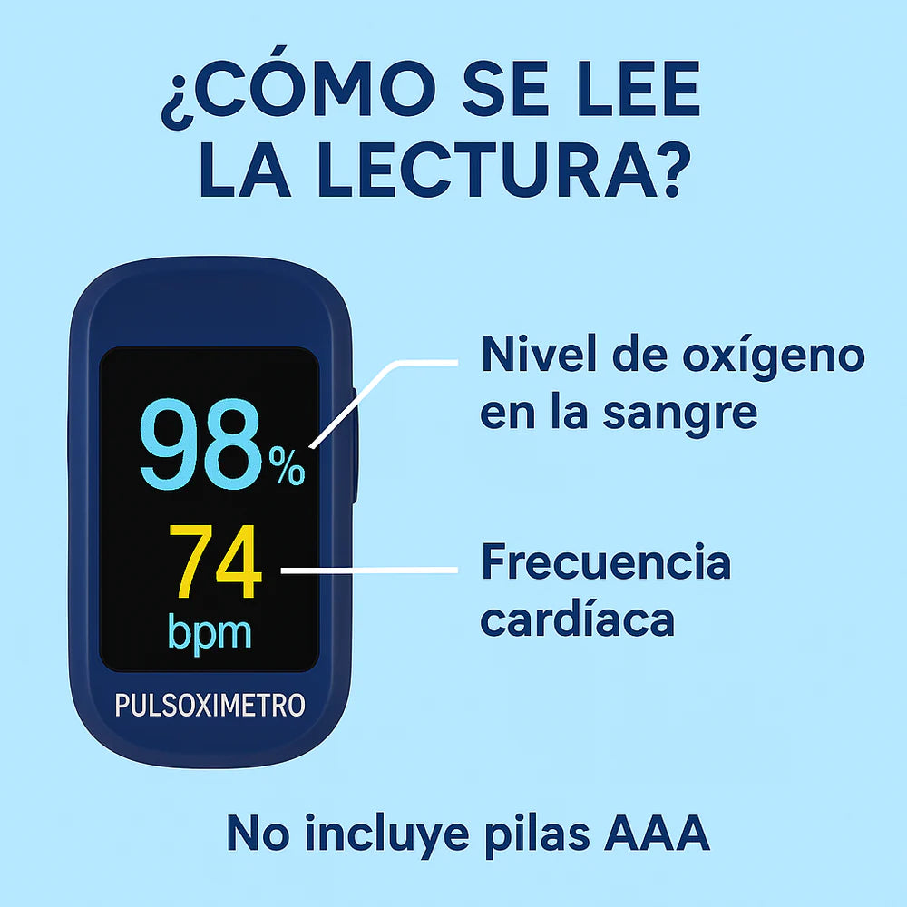 🌬️ Oxímetro de Dedo Portátil