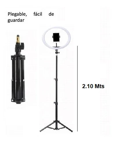 ✨ Aro de Luz LED Profesional de 26 cm