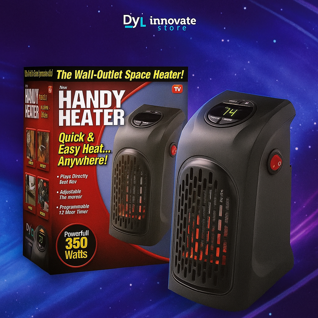 Calentador Ambiente Portátil Handy Heater Calefacción + control