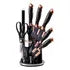 Juego De Cuchillos De Cocina 9 Pcs Antiadherentes Afilados