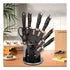 Juego De Cuchillos De Cocina 9 Pcs Antiadherentes Afilados