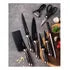 Juego De Cuchillos De Cocina 9 Pcs Antiadherentes Afilados