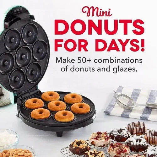 Máquina de Mini Donas X7 – Color Negro 110V: