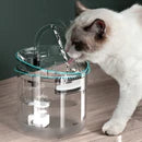 Fuente De Agua Para Mascotas Gatos Silencioso Automatico vidrio Ahorrar 50%