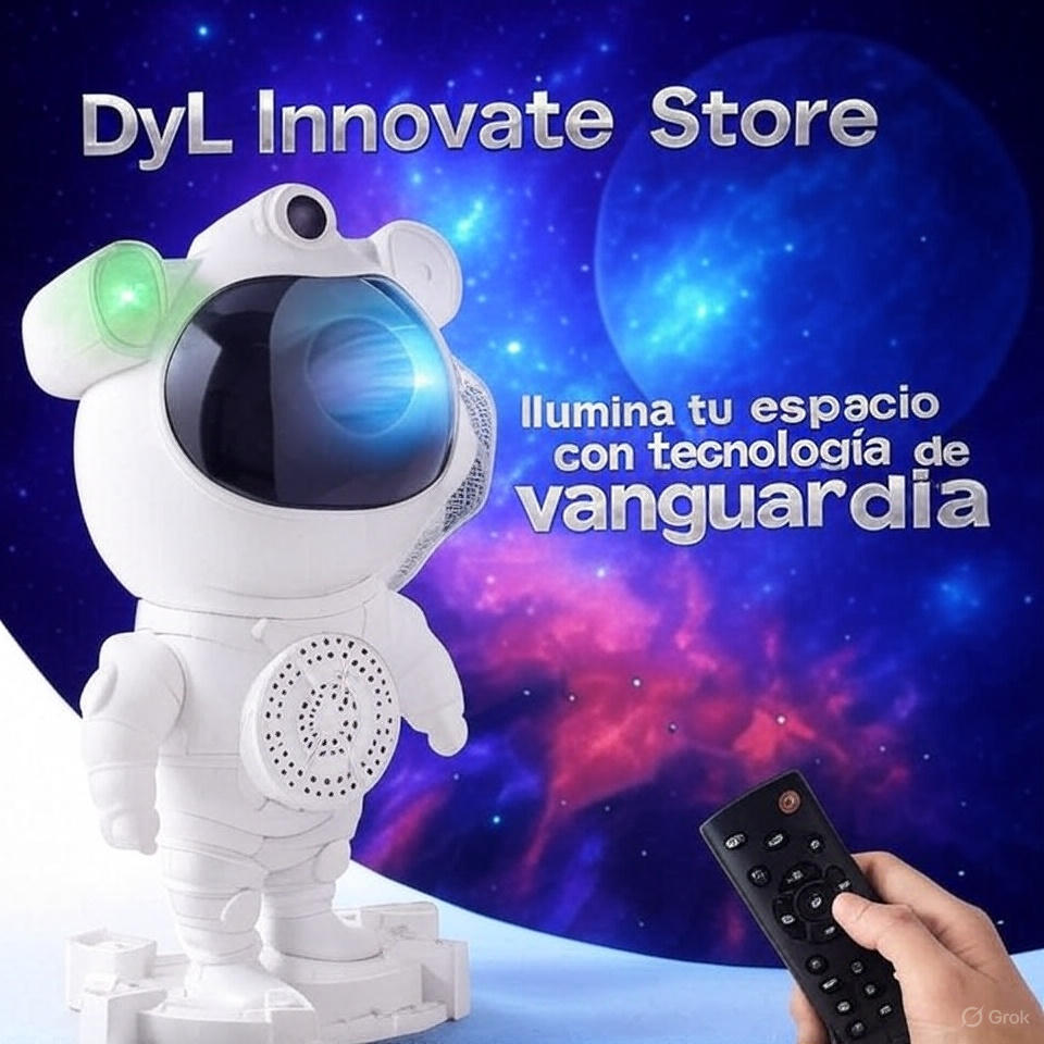 Proyector para astronautas, Luz nocturna, Estrellas Control remoto
