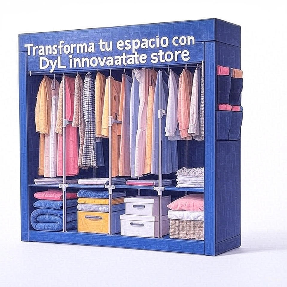Closet Ropero Armable 4 Puertas