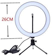 ✨ Aro de Luz LED Profesional de 26 cm