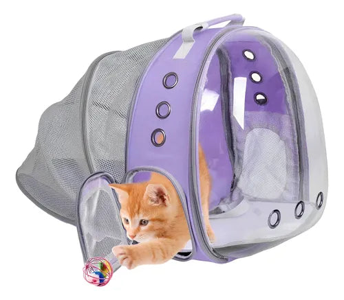 Maleta Cargador Mascotas Transporte Expansible Cama Gato