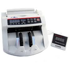 Máquina contadora de billetes con detector UV para billetes falsos