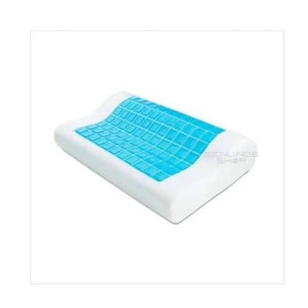 Almohada ergonómica de gel refrescante alivio y descanso