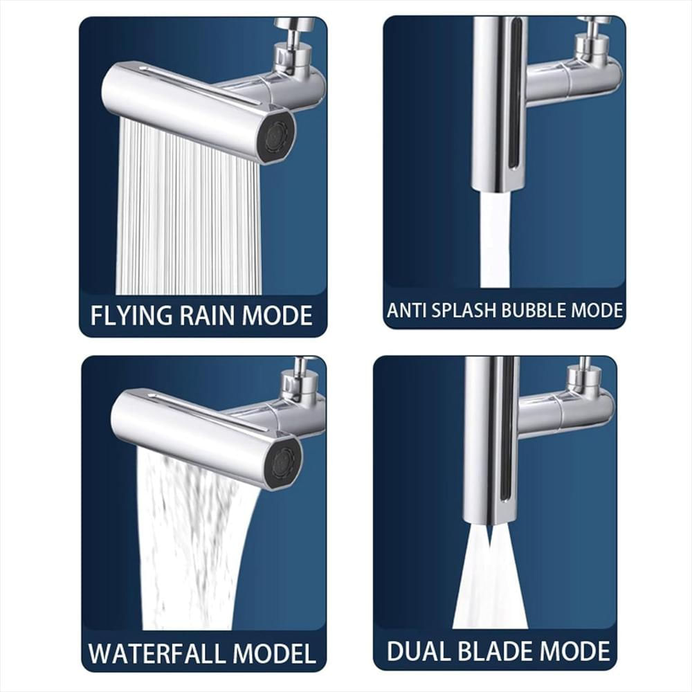 Grifo Extensor Multifuncional 4 en 1 – Ahorra Agua y Facilita tu Día a Día