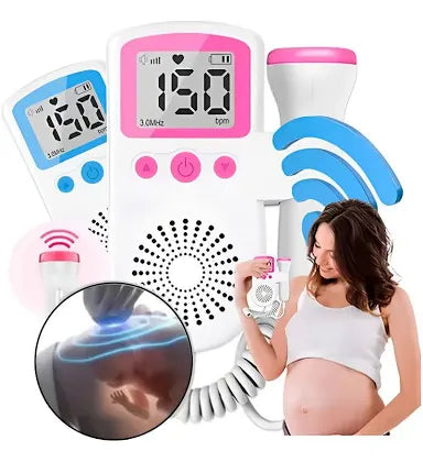 💗 Doppler Fetal Portátil – Escucha el Corazón de tu Bebé