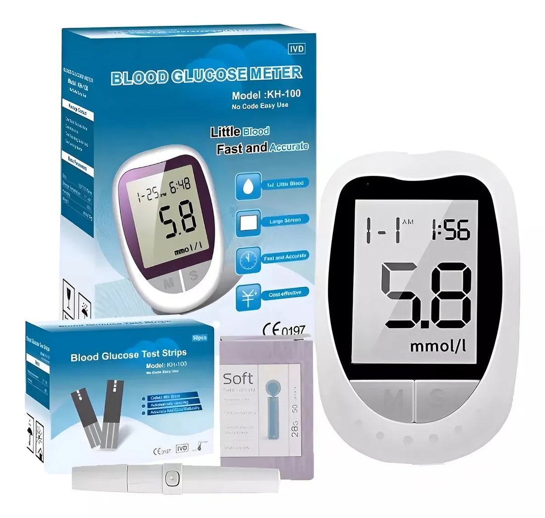Glucometro medidor con tiras reactivas - mantén tu salud monitoreada