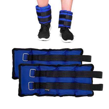 🔵 Pesas Ajustables para Tobillos y Muñecas 4KG – Entrena Más, Quema Más