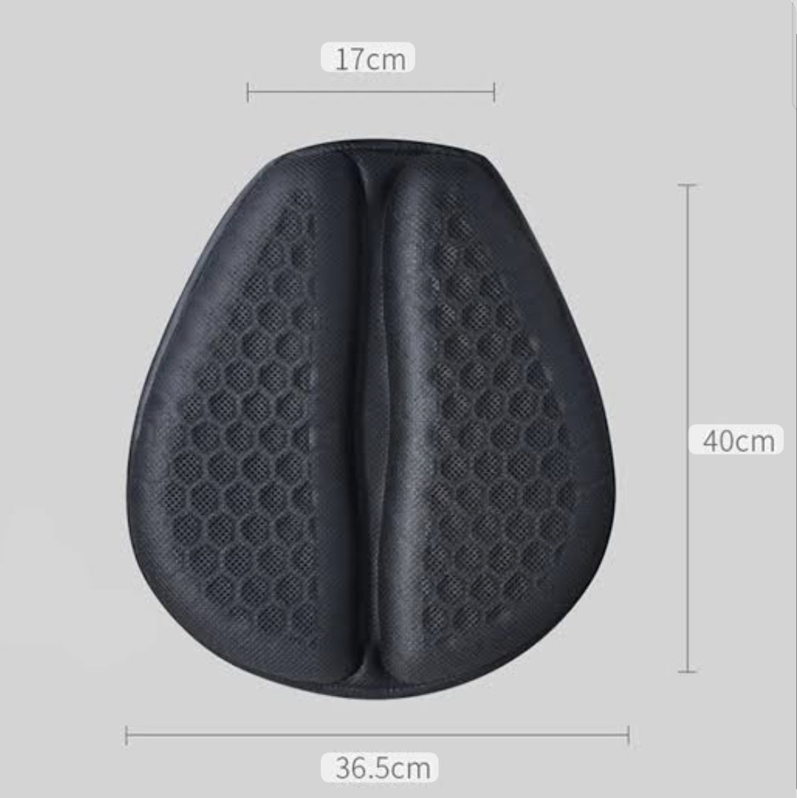 Cojín en gel ergonómico para moto alta calidad