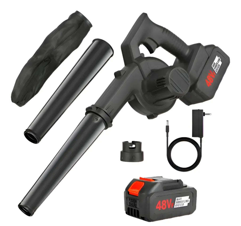 🍃 Sopladora Inalámbrica 48V 2 en 1 – Potente, Portátil y Recargable