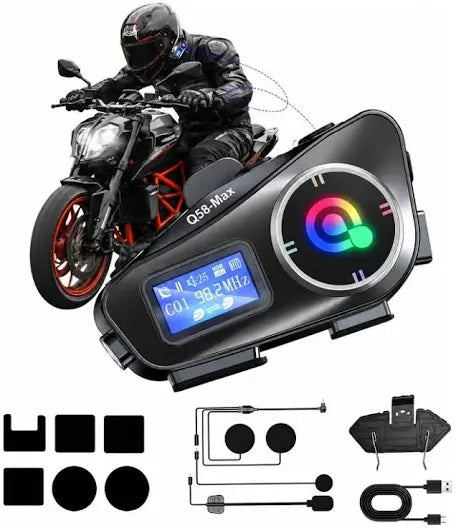 Intercomunicadores X2 Q58 Max - conexión entre cascos