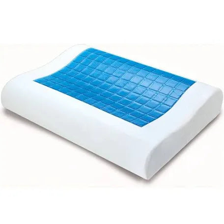 Almohada ergonómica de gel refrescante alivio y descanso