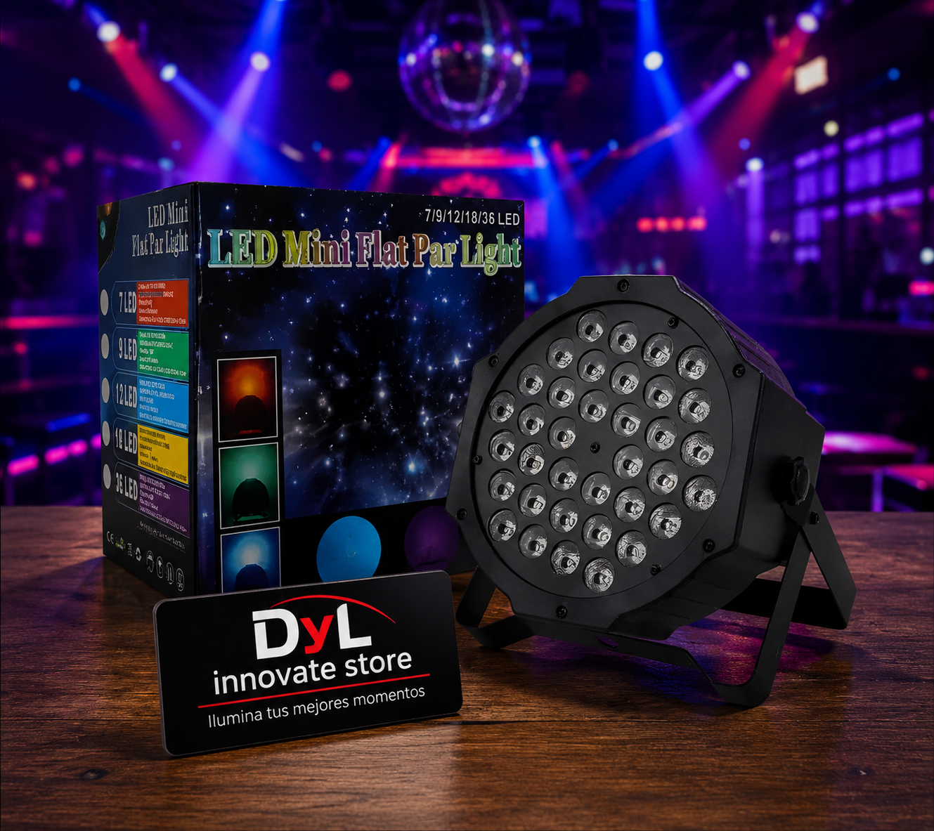 Luz LED RGB audio rítmica perfecta para fiestas y discotecas