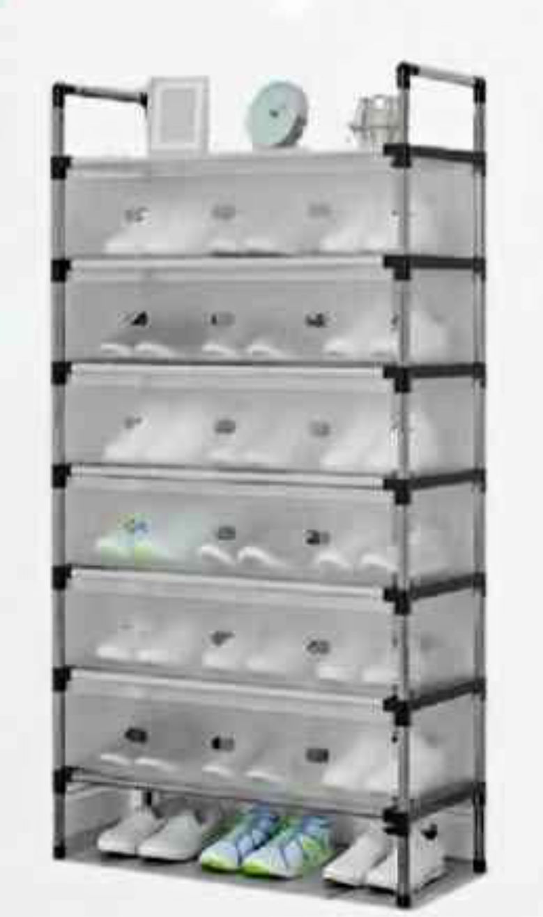 Zapatero de lujo con tapas 7 niveles. Mantén tu calzado ordenado 👟👟