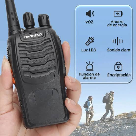 Walkie talkie baofeng - intercomunicación en donde te encuentres