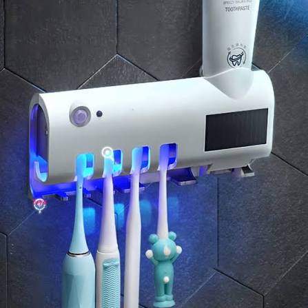 Soporte y esterilizador para cepillos UV - limpieza para tu hogar