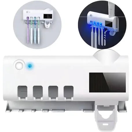 Soporte y esterilizador para cepillos UV - limpieza para tu hogar
