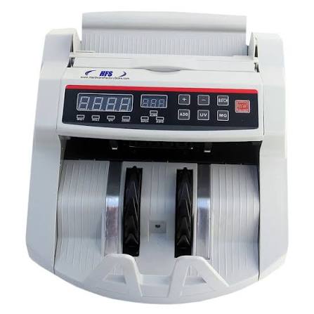 Máquina contadora de billetes con detector UV para billetes falsos
