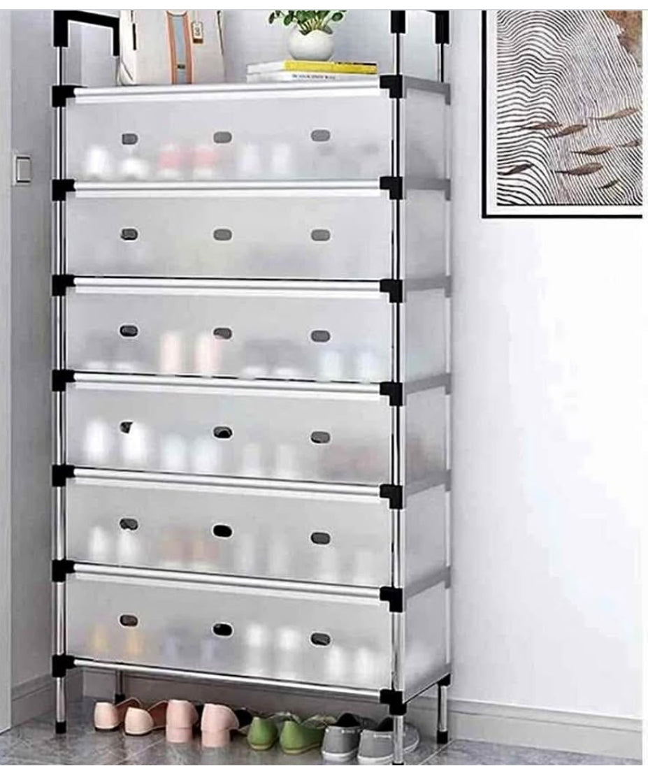 Zapatero de lujo con tapas 7 niveles. Mantén tu calzado ordenado 👟👟