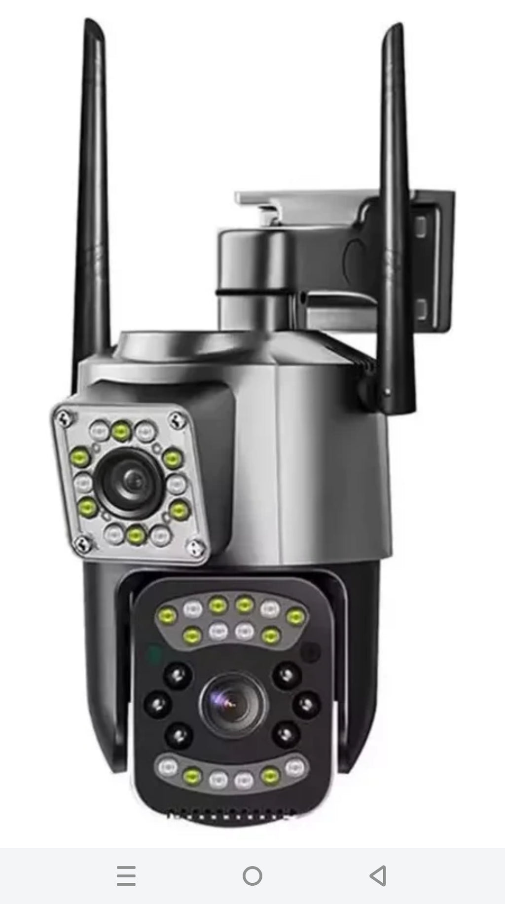 Camara de Seguridad wifi PTZ doble lente 360° 📸📹 precisa y confiable