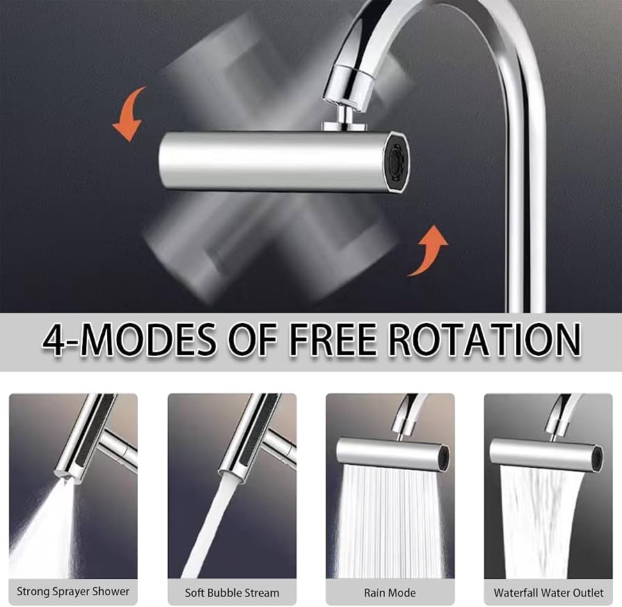 Grifo Extensor Multifuncional 4 en 1 – Ahorra Agua y Facilita tu Día a Día