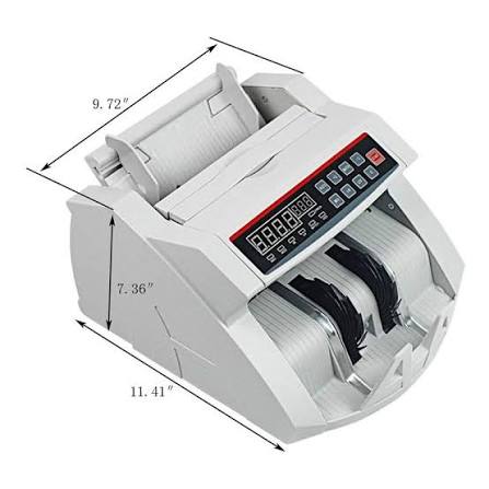 Máquina contadora de billetes con detector UV para billetes falsos