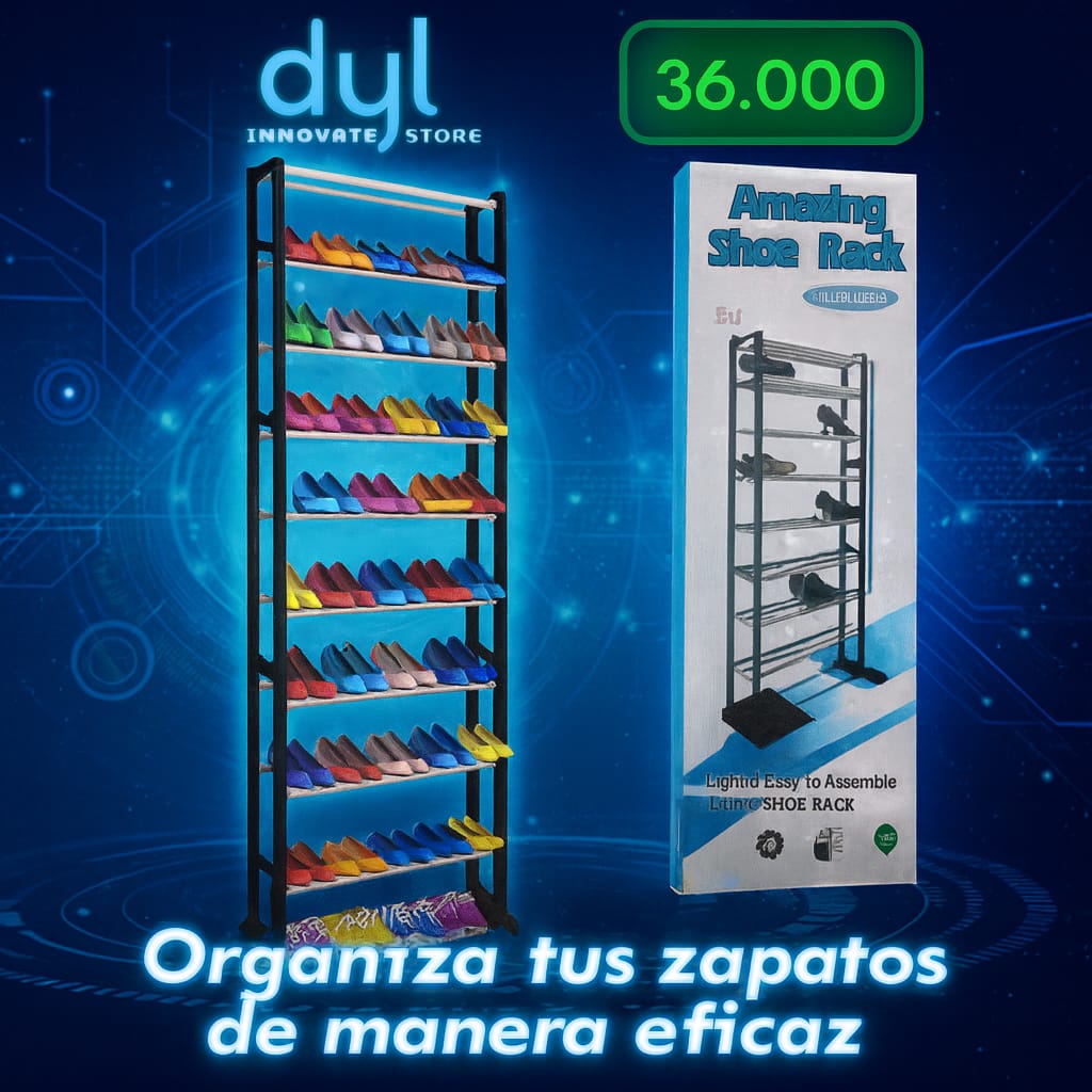 Organizador de zapatos 10 niveles máximo 30 pares